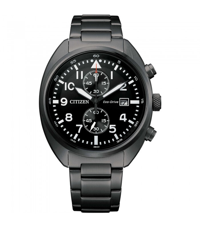 Orologio Uomo Citizen Chrono Black Eco-Drive CA7047-86E Orologio Uomo Citizen Chrono Black Eco-Drive CA7047-86E