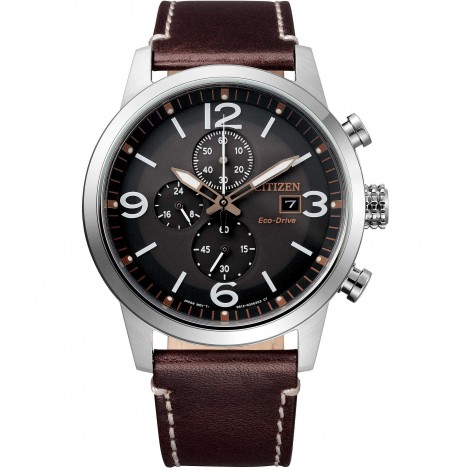 Orologio Uomo Citizen Chrono Pelle CA0740-14H