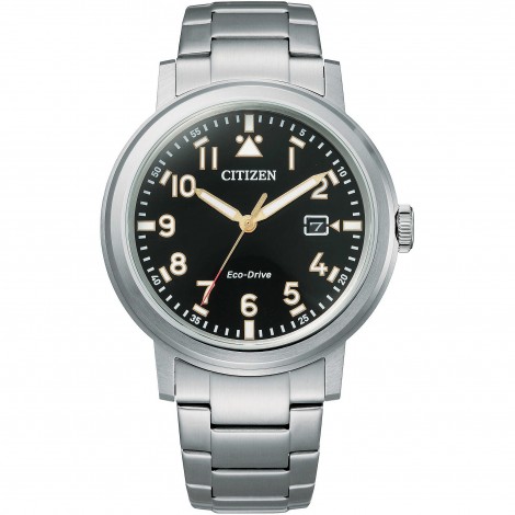 Orologio Uomo Citizen Solo Tempo Black AW1620-81E