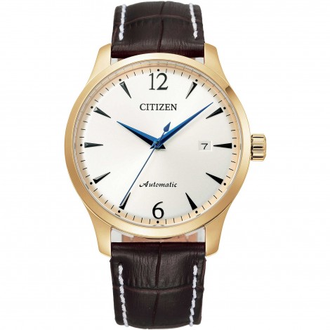 Orologio Uomo Citizen Pelle Marrone NJ0118-16A