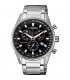 Orologio Uomo Eco-Drive Citizen Chrono Nero Silver CA4210-08F