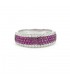 Anello Donna Davite & Delucchi Oro Bianco Diamanti e Rubini AA029855RBS