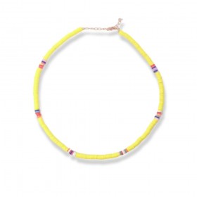 Collana Donna Raggi con Gommini Gialli