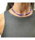 Collana Raggi con Gommini Blu
