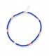 Collana Raggi con Gommini Blu