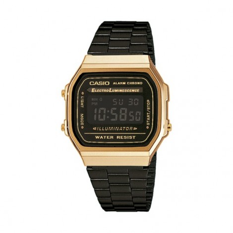 Orologio Casio Wrist Digital Nero Dorato LA680WEG