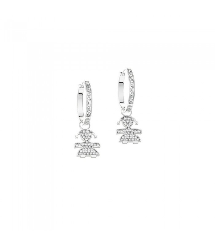 Le Bebè Orecchini Oro Bianco Diamanti Bimba LBB059 Le Bebè Orecchini Oro Bianco Diamanti Bimba LBB059