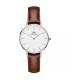 Orologio Daniel Wellington Pelle Nero Marrone Bianco DW00100243