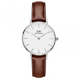 Orologio Daniel Wellington Pelle Nero Marrone Bianco DW00100243