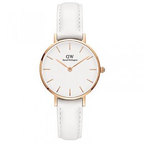 Orologio Daniel Wellington Bianco Pelle Gold DW00100249