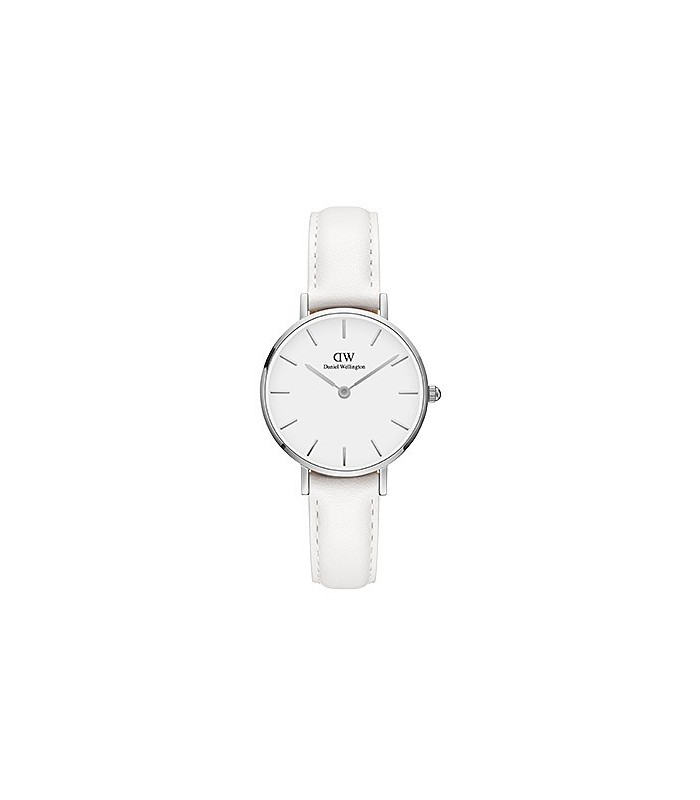 Orologio Daniel Welligton Bianco Pelle Petit DW00100250 Orologio Daniel Welligton Bianco Pelle Petit DW00100250