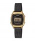 Orologio Casio Nero Oro Donna LA670WEMB-1EF