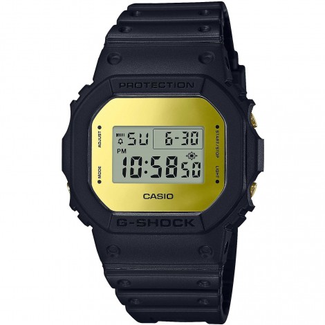 Orologio Casio Uomo G-Shock Nero Gold DW-5600BBMB-1ER