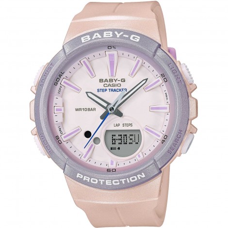 Orologio Casio Baby G Gomma Donna Rosa BGS-100SC-4AER