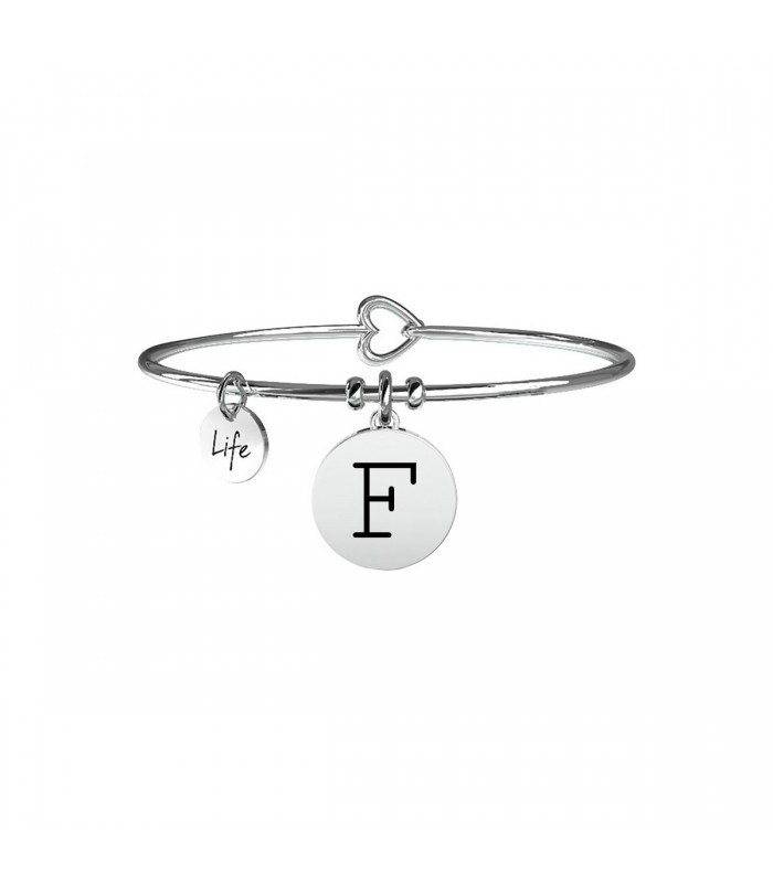 Bracciale Donna Kidult Symbols Iniziale F 231555F Bracciale Donna Kidult Symbols Iniziale F 231555F