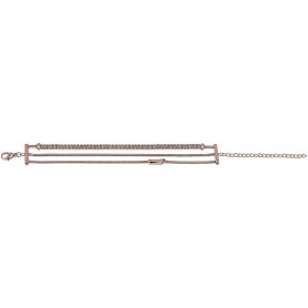 Bracciale Breil Wrap 3 Fili Rosè TJ2888