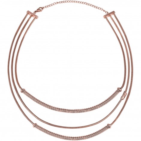 Collana Donna Multichain Breil Rosè TJ2891