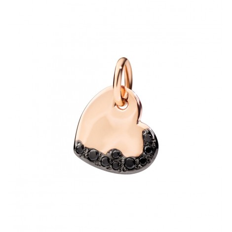 Charm Dodo Cuore Diamanti Black DMCUORG/9/BB