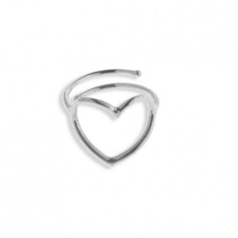 Anello Donna Raggi Argento 925 Cuore a Filo