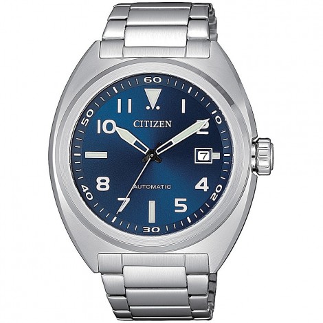 Orologio Uomo Citizen Solo Tempo Silver Blu NJ0100-89L