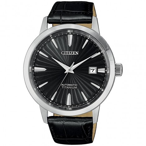 Orologio Uomo Citizen Meccanico Black Pelle NJ2180-46E