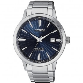 Orologio Uomo Citizen Meccanico Blu NJ2180-89L