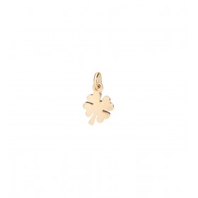 Charm Dodo Mini Quadrifoglio Oro Giallo DMQDPPOG