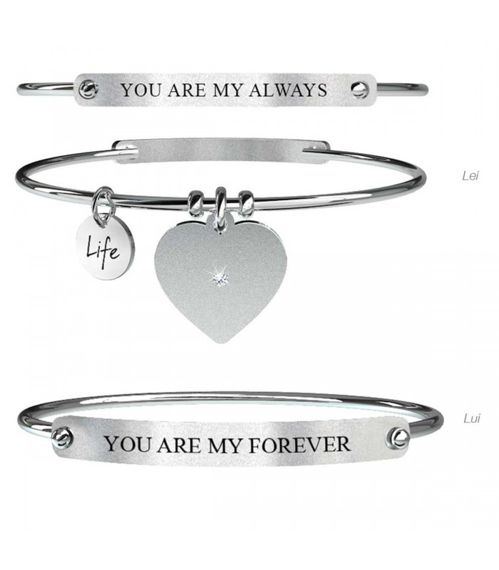 Bracciale Kidult Love Lui & Lei 731054 Bracciale Kidult Love Lui & Lei 731054