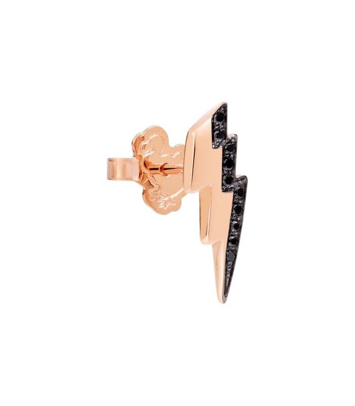 Monorecchino Dodo Fulmine Oro Rosa Diamanti Neri DOHFUL/9/BB Monorecchino Dodo Fulmine Oro Rosa Diamanti Neri DOHFUL/9/BB