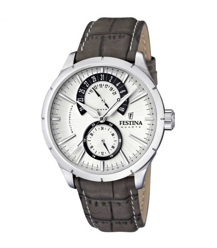 Orologio Uomo Festina Grigio Retro F16573/2 Orologio Uomo Festina Grigio Retro F16573/2