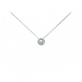 Collana Miluna Punto Luce Oro Bianco CLD3924-003G7X