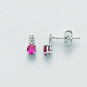 Orecchini Donna Miluna Rubini e Diamanti ERD2109V2X