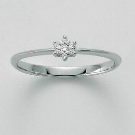Anello Miluna Oro 375 Diamante 0.05 LID3258SX
