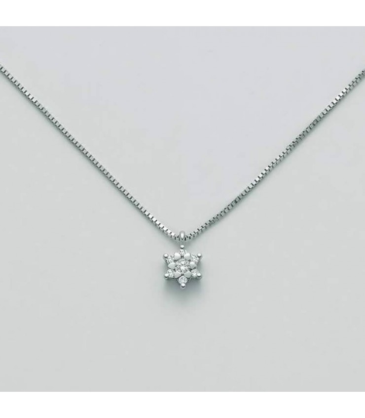 Elli Collana Donna Ciondolo Perla Con Diamante 0,05 Ct – Argento Sterling 925, Progettata In Germania