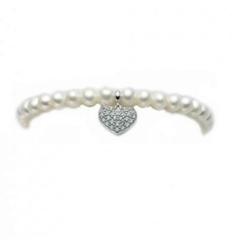 Bracciale Donna Miluna Perle Cuore Strass PBR2061-TPZ