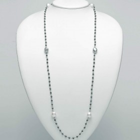 Collana Miluna Terra E Mare Ematite Perle PCL5663