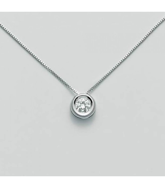 Collana Miluna Oro 750 Diamante Basic CLD3924-001G7 Collana Miluna Oro 750 Diamante Basic CLD3924-001G7