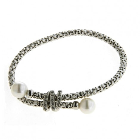 Bracciale Donna Miluna Argento Perle PBR3174