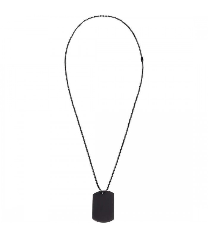 Breil Collana Uomo Nera B Tag TJ2875 Breil Collana Uomo Nera B Tag TJ2875
