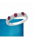 Anello Donna Davite & Delucchi Oro bianco Diamanti e Rubini AA030295RB