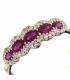 Anello Donna Davite & Delucchi Oro bianco Diamanti e Rubini AA030599RB