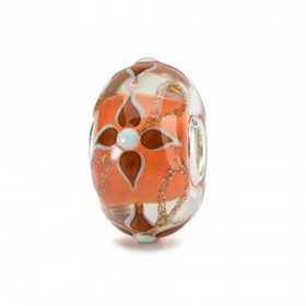 Charm Donna Trollbeads Fantasia Fiori Corallo TGLBE-20137