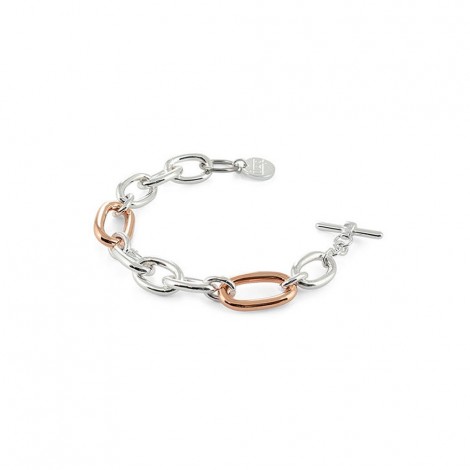 Bracciale Unoaerre Bronzo Rosè e Bianco EXB4505