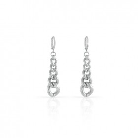 Orecchini Unoaerre Bronzo Bianco Pendenti EXO4131