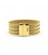 Bracciale Unoaerre Bronzo Giallo Fascia Alta EXB4222
