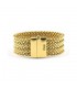 Bracciale Unoaerre Bronzo Giallo Fascia Alta EXB4222