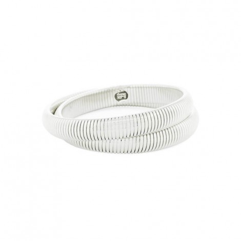 Bracciale Unoaerre Bronzo Bianco Doppia Maglia EXB4460