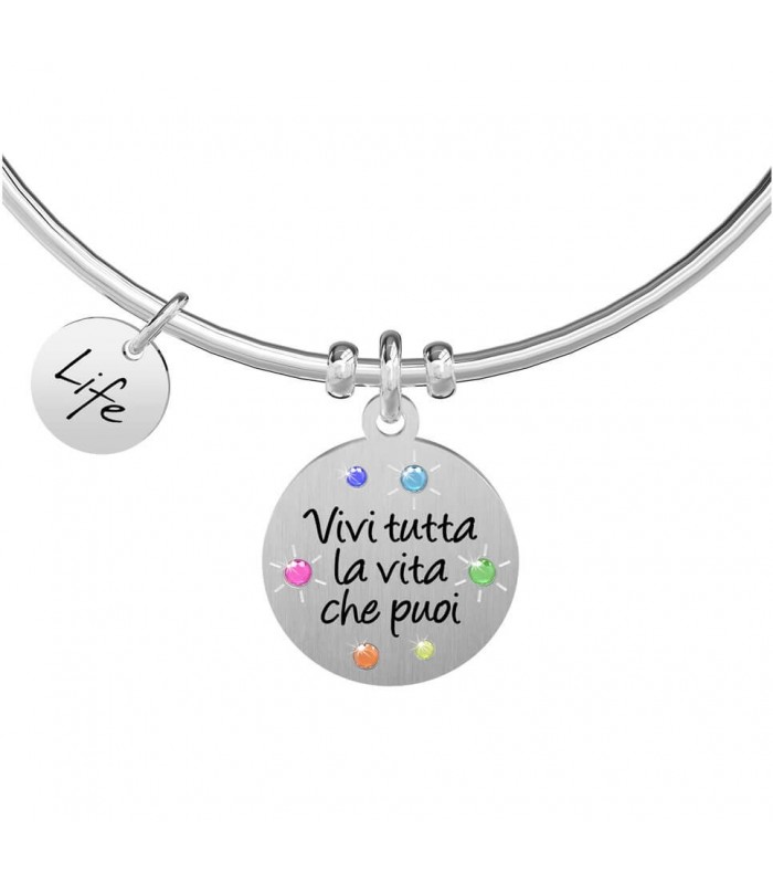 Bracciale Kidult Vivi Tutta la Vita Che Puoi 731877 Bracciale Kidult Vivi Tutta la Vita Che Puoi 731877