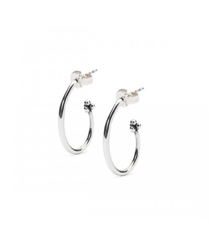 Orecchini Donna Trollbeads a Cerchio con Bocciolo TAGEA-00100 Orecchini Donna Trollbeads a Cerchio con Bocciolo TAGEA-00100