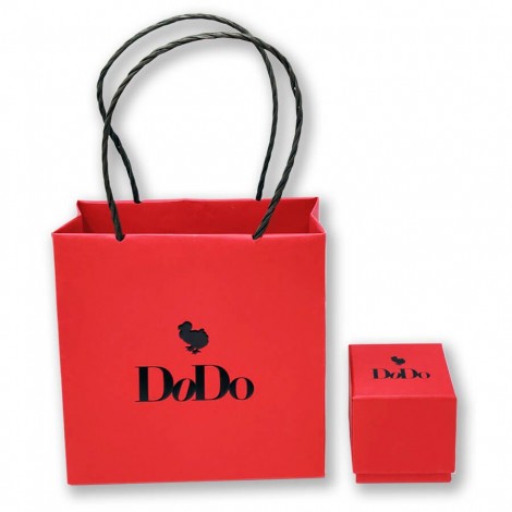 Charm Dodo Precious Tag Diamanti Neri DM9/BB